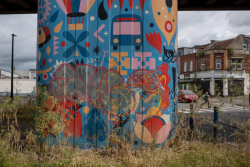 Street Art, Artist, Bristol, Urban, St Pauls, Mural, M32 Skateboard Park, Pilgrimage-1